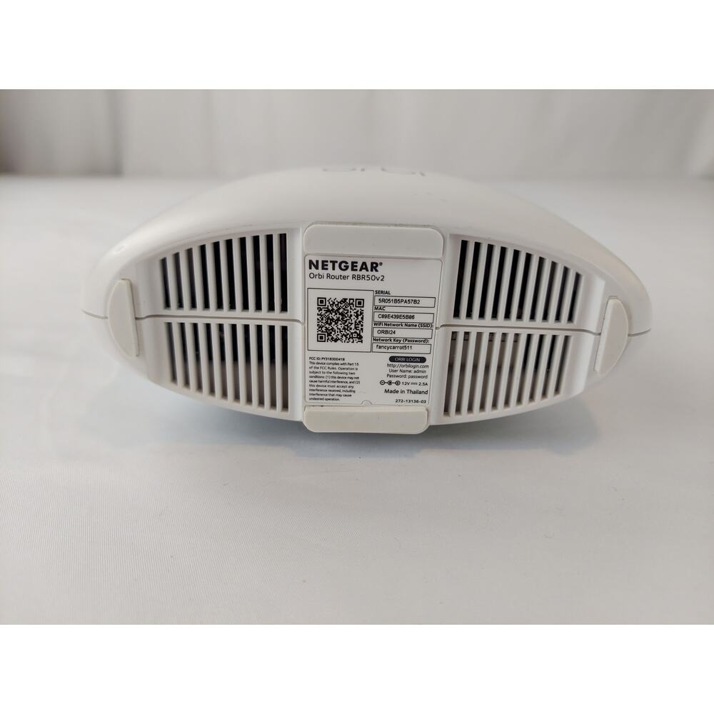 Netgear Orbi RBR50v2 Router AC3000 Tri-Band Mesh Wi-Fi Working - Picture 7 of 10